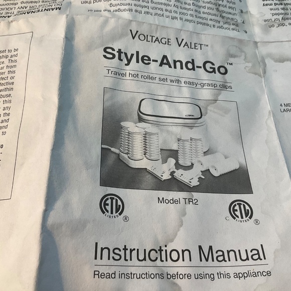 Voltage Valet Travel 8 Hot Rollers Style and Go Electric - Picture 7 of 10